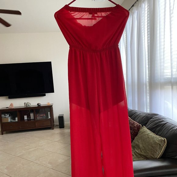 IRIS LOS ANGELES ROMPER color red - Picture 7 of 14